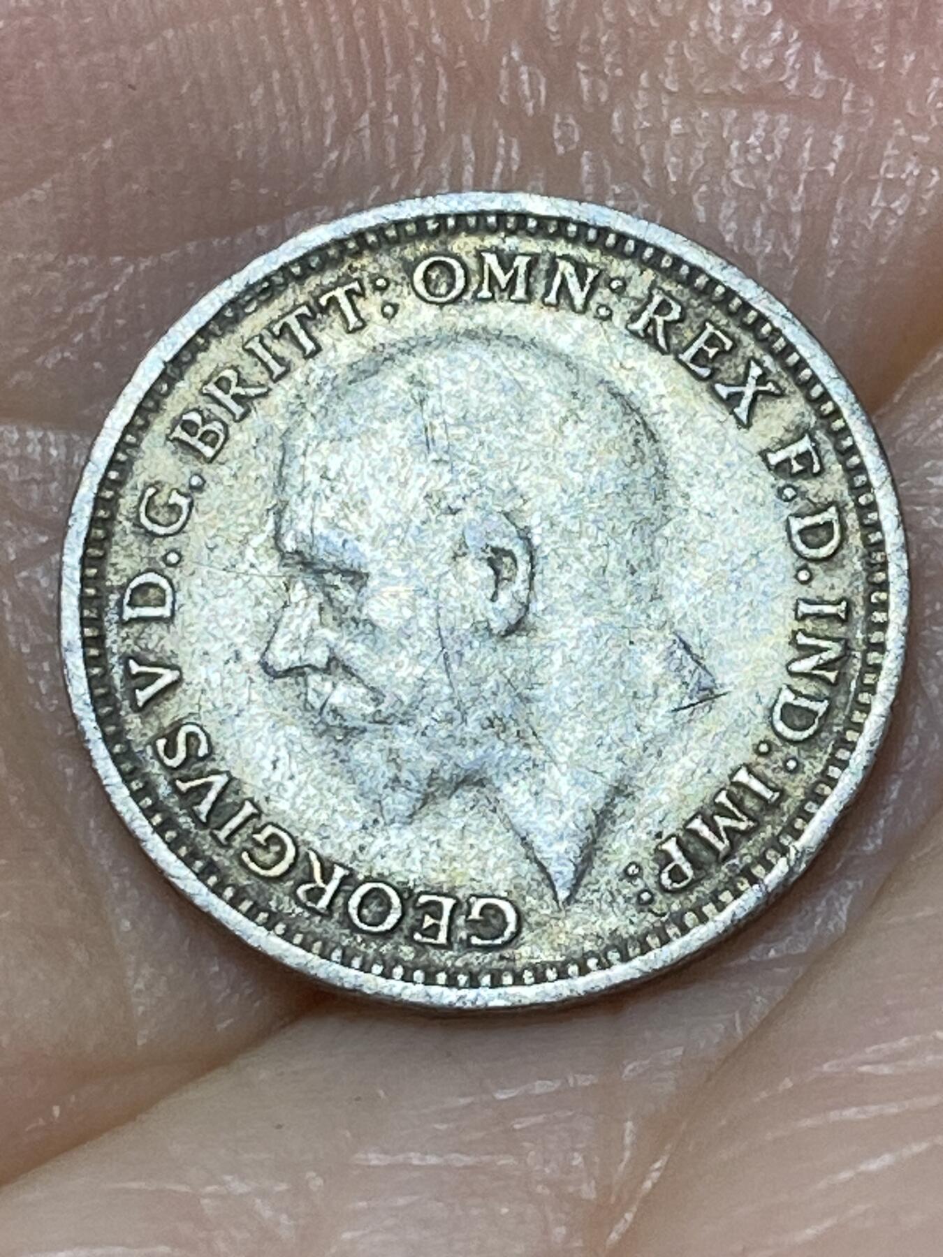 2025年第九十九场(总第一百二十五场）外国好品散币(免佣金) 英国🇬🇧1933年3便士银币(乔治五世第四版，500银)