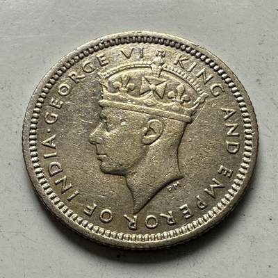 🌹外币初藏🌹🐯2025年第109场  每周二四六晚8️⃣点 接代拍 - 英属马来亚1943年五分银币—2