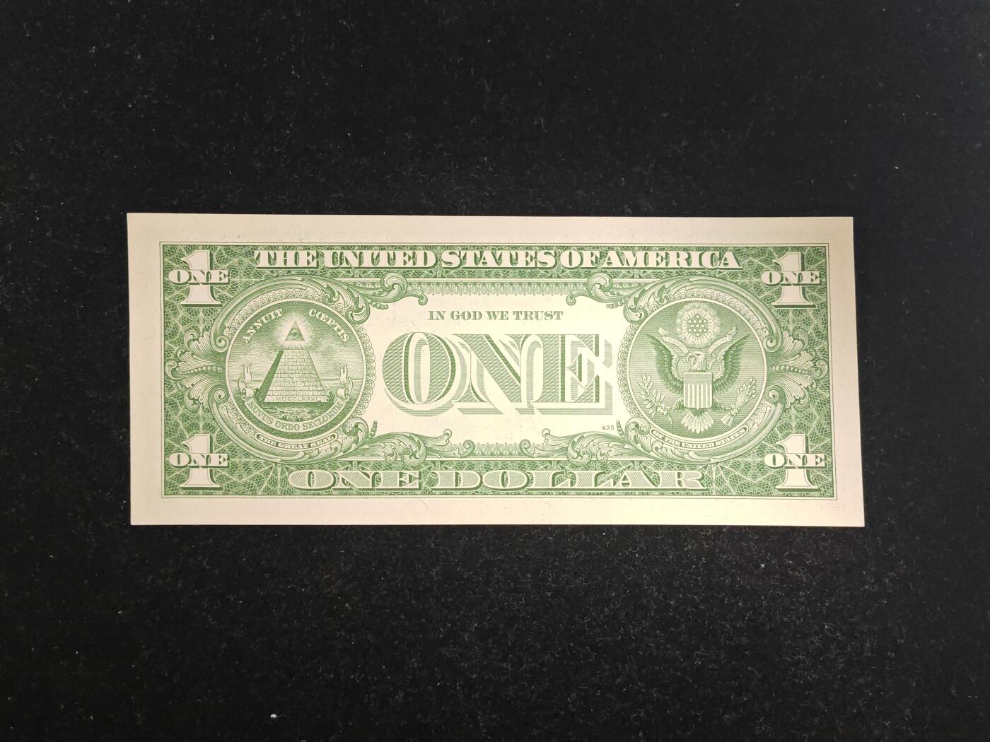 美国 1963年 首发 1美元 E区 全新UNC(此版发行量相对1963A少很多)