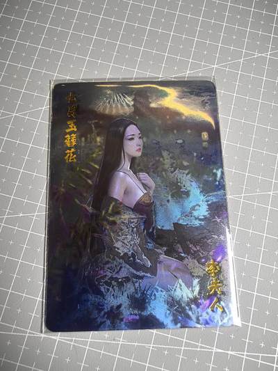 第二十场拍卖 无寄存 结拍 10月1日晚21点 公益场 无佣金 无手续费 品控放大镜勿拍。卡牌出厂品质全部套膜不包厂瑕 禁止🚫小号抬价 部分卡牌设有底价 大家放心拍 点个关注哈 - 白花恋诗卡牌 光刻单卡