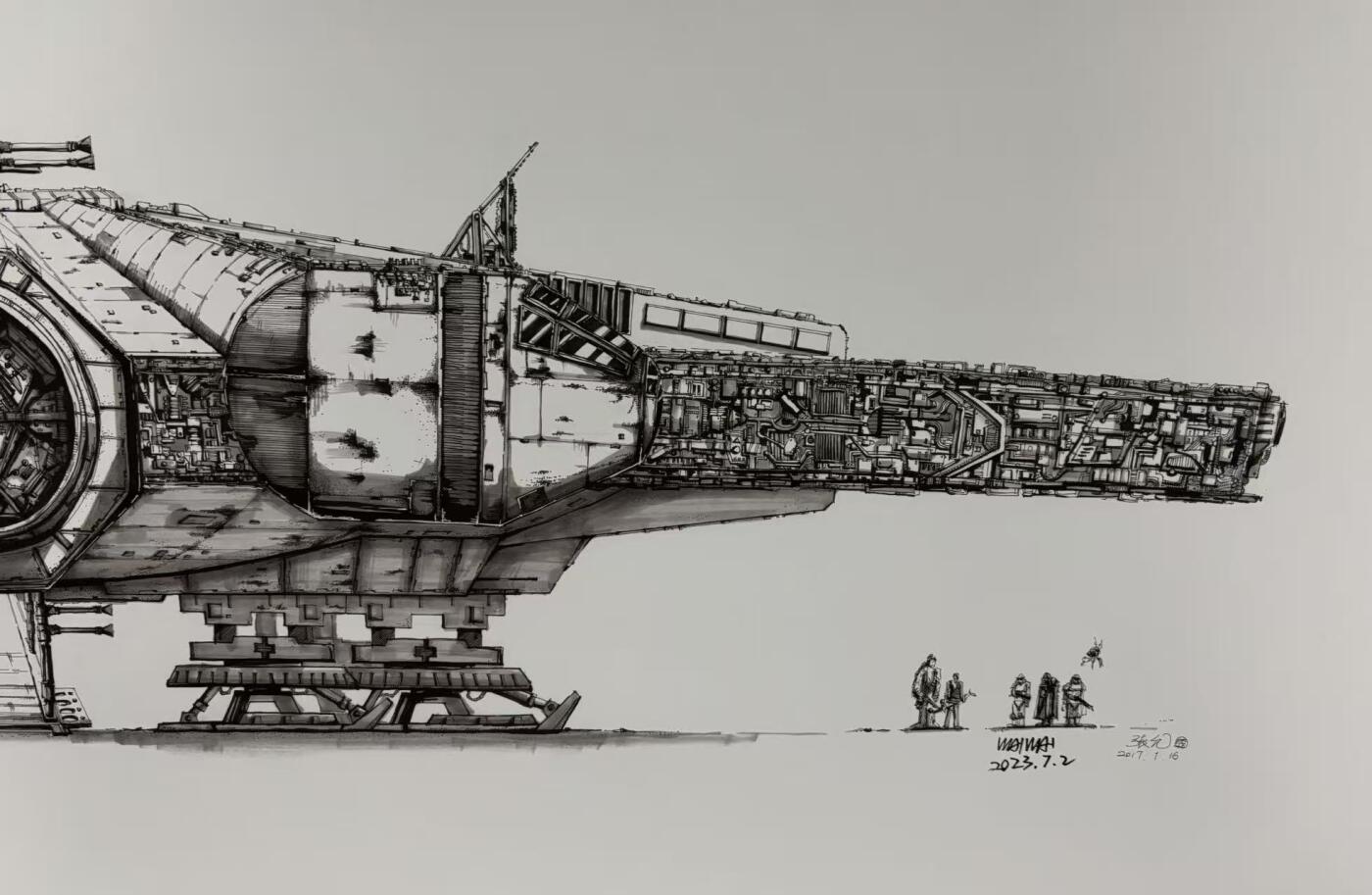 零元拍：歪歪亲笔签名系列作品装饰画，作品名称《千年隼》，作品尺寸：1.2X0.45M，超厚300g泛太克艺术纸，爱普生原装墨水艺术微喷，限量200张，每张均有艺术家亲笔签名及手写编号，不含装裱