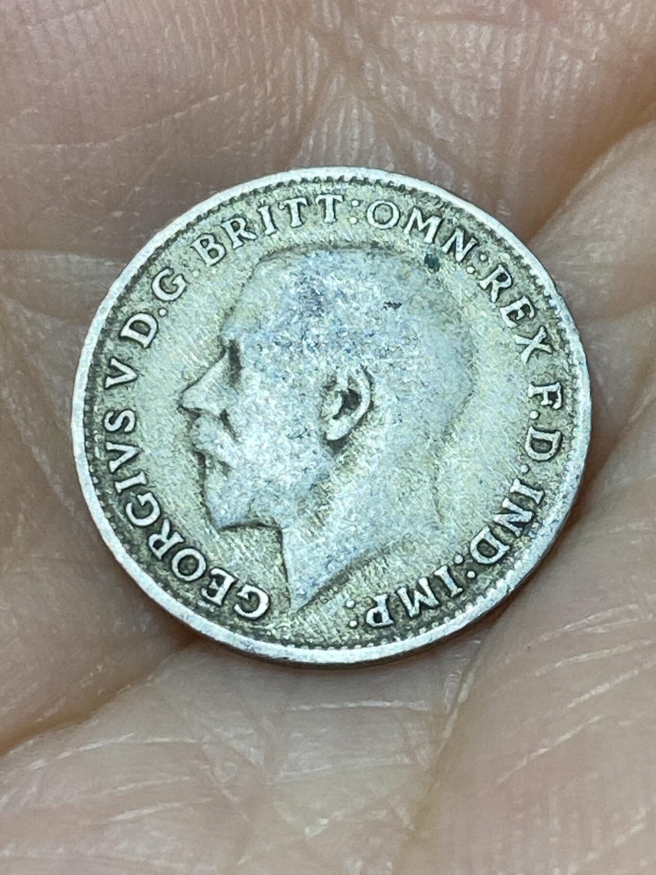 2025年第九十九场(总第一百二十五场）外国好品散币(免佣金) 英国🇬🇧1920年3便士银币(乔治五世第二版，首发年，500银)