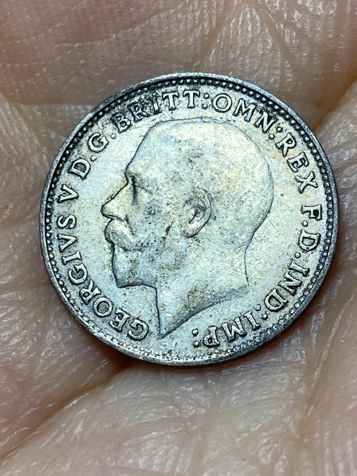 2025年第九十九场(总第一百二十五场）外国好品散币(免佣金) 英国🇬🇧1925年3便士银币(乔治五世第二版，500银)