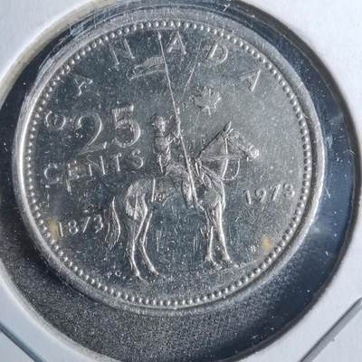 沼泽如烟--第857场 - 加拿大1973年25分纪念币