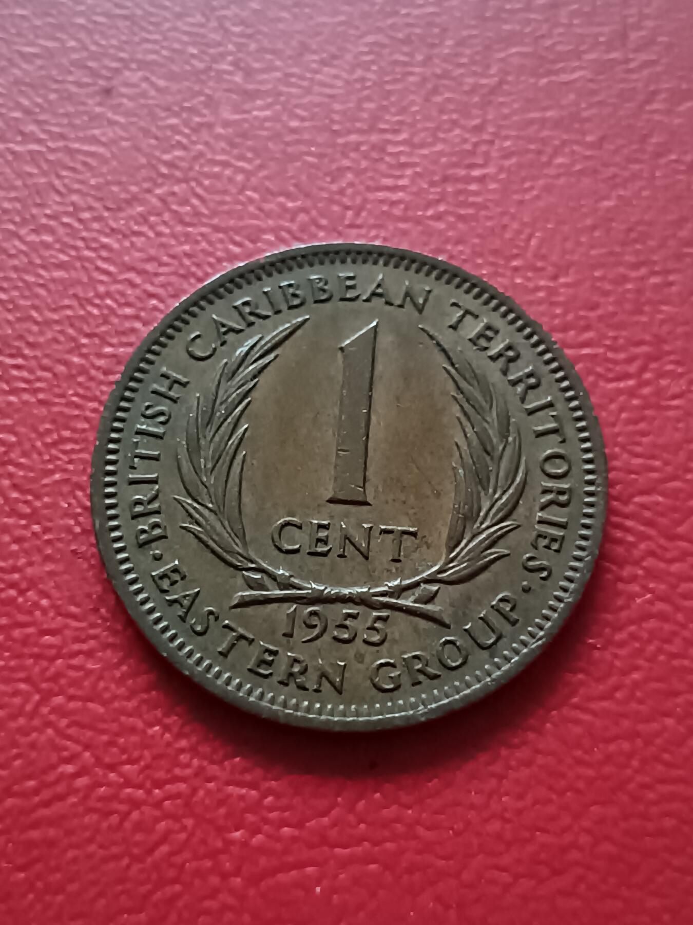 【云涧收藏】第六十七场 英属东加勒比1955年1分