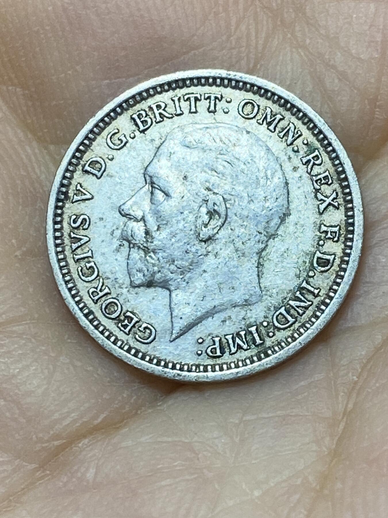 2025年第一百零一场(总第一百二十七场）外国好品散币(免佣金) 英国🇬🇧1936年3便士银币(乔治五世逝世年，第四版关门年)
