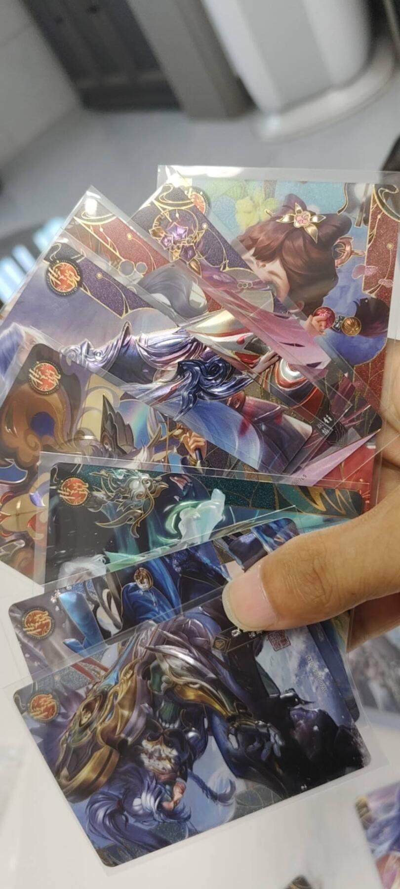 秋原瞳的小店第二十四期（持续收拍，祝大家国庆中秋快乐，好好睡它个自然醒） 卡游王者荣耀传说8张不同，缺一张宫本武藏就一套齐