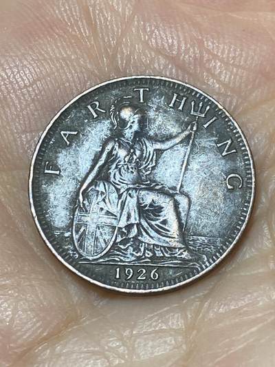 2025年第九十九场(总第一百二十五场）外国好品散币(免佣金) - 英国🇬🇧1926年1法新(乔治五世第三版，首发年)