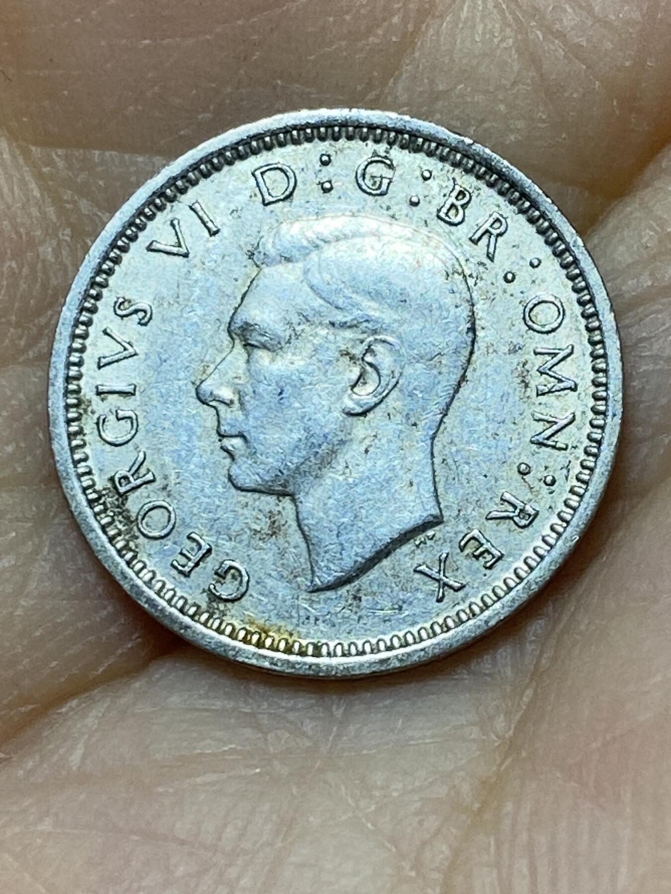 2025年第一百零一场(总第一百二十七场）外国好品散币(免佣金) 英国🇬🇧1940年3便士银币(乔治六世第一版，500银)