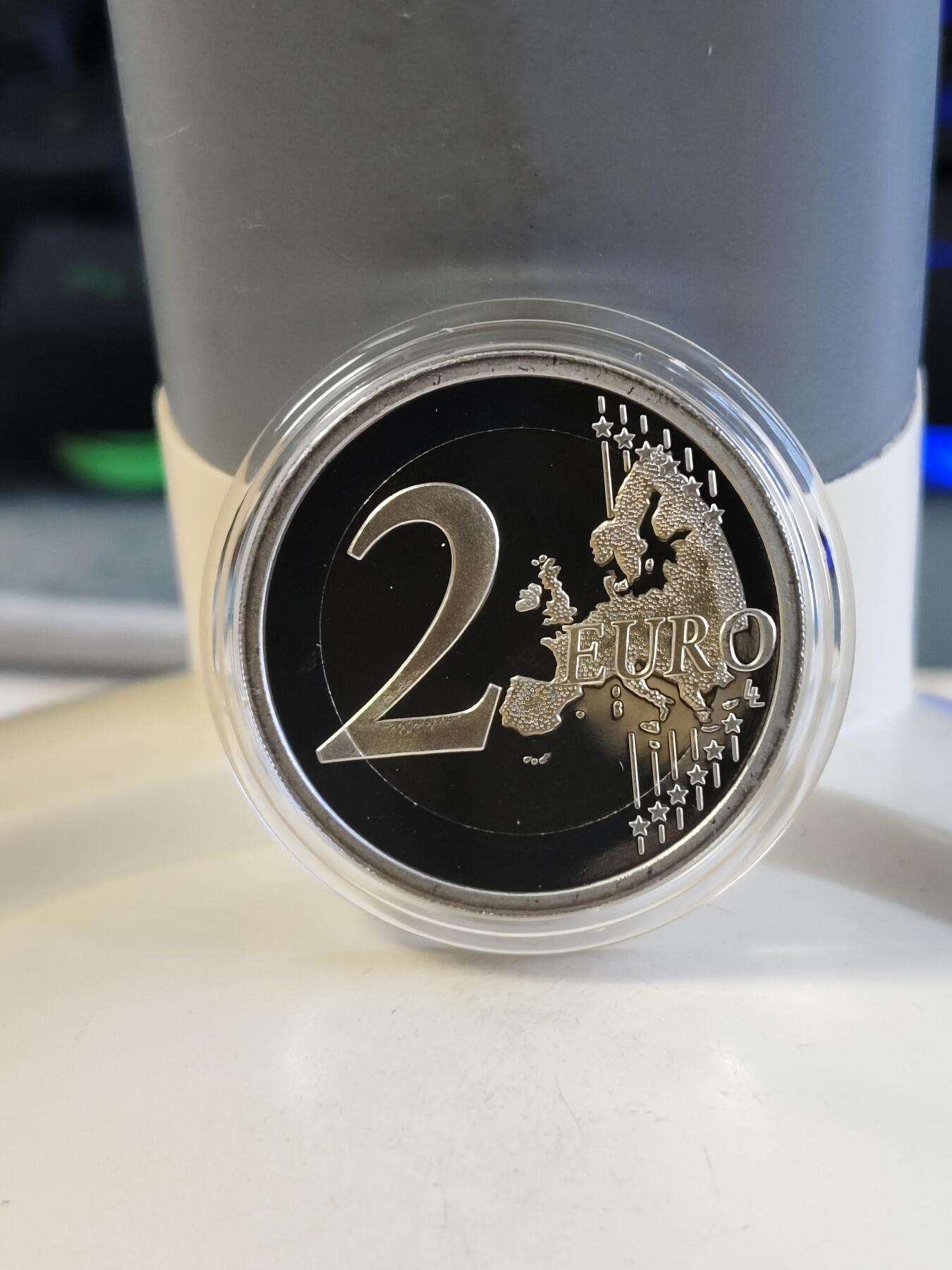第177期拍卖【长期征集拍品】 意大利2022年伊拉斯谟计划35周年精制纪念币，发行10000枚