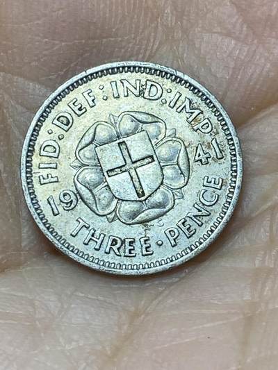 2025年第一百零一场(总第一百二十七场）外国好品散币(免佣金) - 英国🇬🇧1941年3便士(乔治六世第一版，500银)