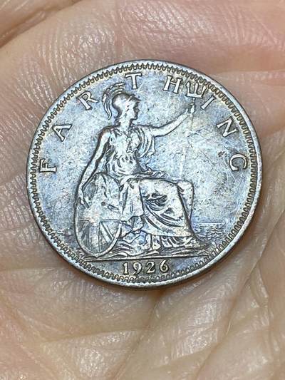 2025年第九十九场(总第一百二十五场）外国好品散币(免佣金) - 英国🇬🇧1926年1法新(乔治五世第三版，首发年)
