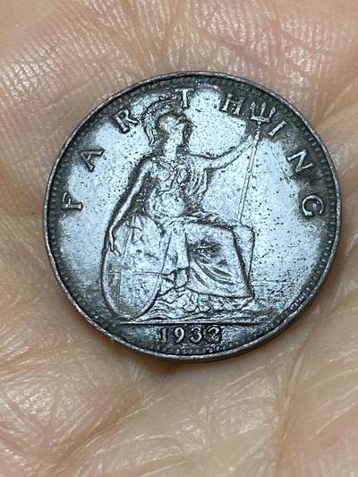 2025年第九十九场(总第一百二十五场）外国好品散币(免佣金) - 英国🇬🇧1932年1法新(乔治五世第三版)