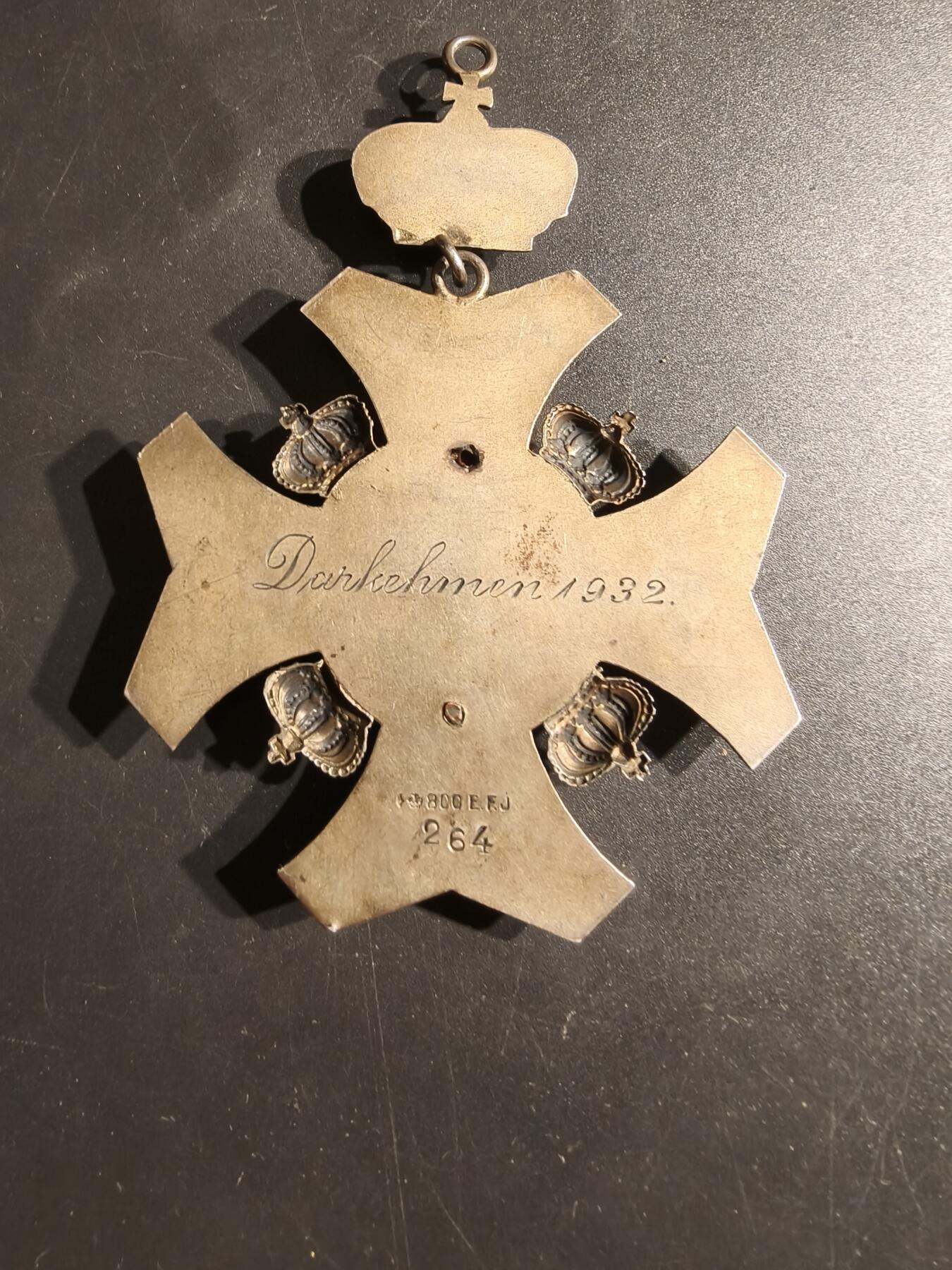 老王徽章第153期 德国纪念章大尺寸    1932年实发    800银    36.2g