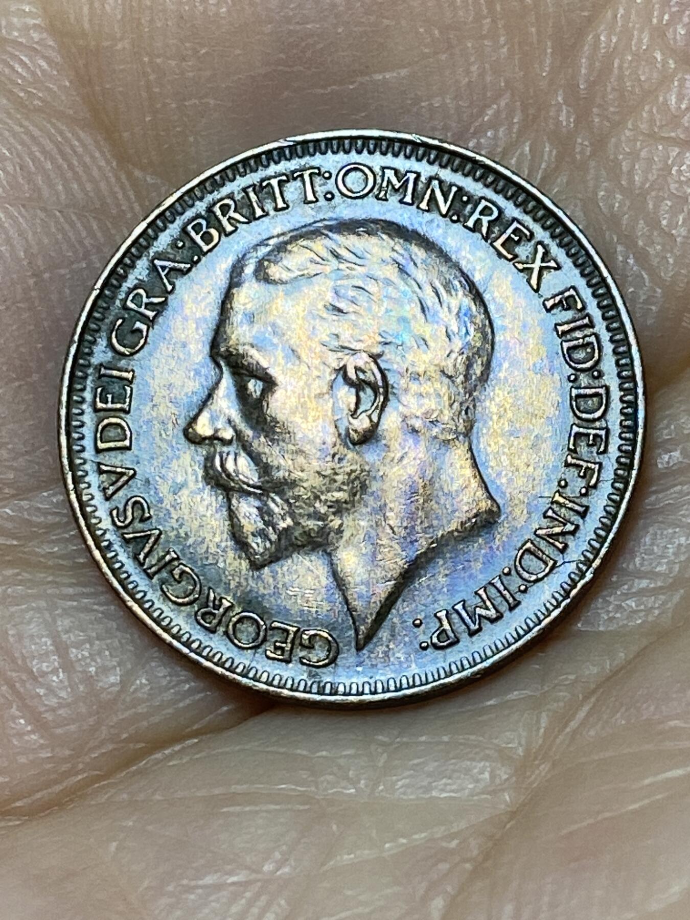 2025年第九十九场(总第一百二十五场）外国好品散币(免佣金) 英国🇬🇧1928年1法新(乔治五世第三版)