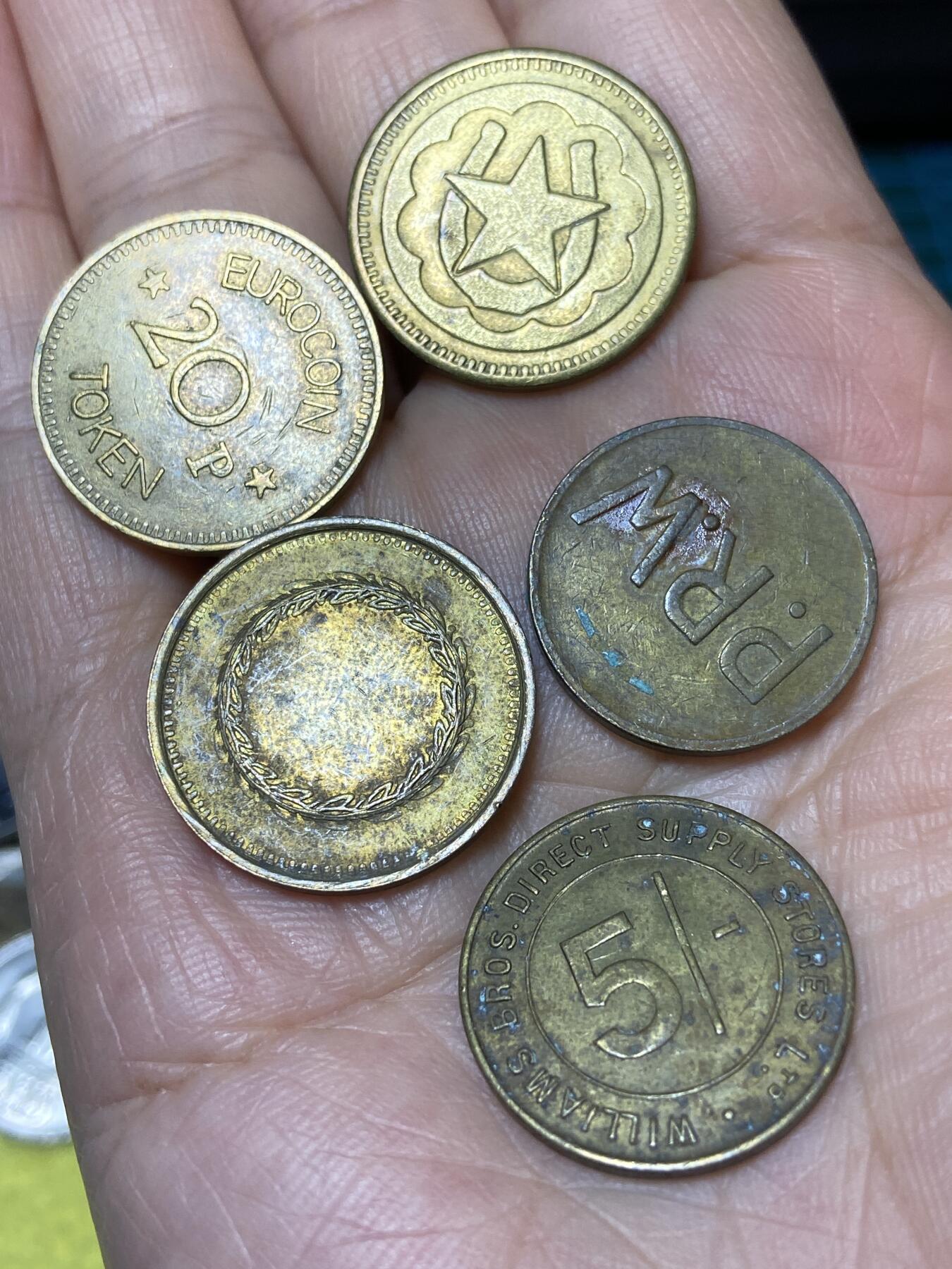 2025年第九十九场(总第一百二十五场）外国好品散币(免佣金) 铜代币5枚