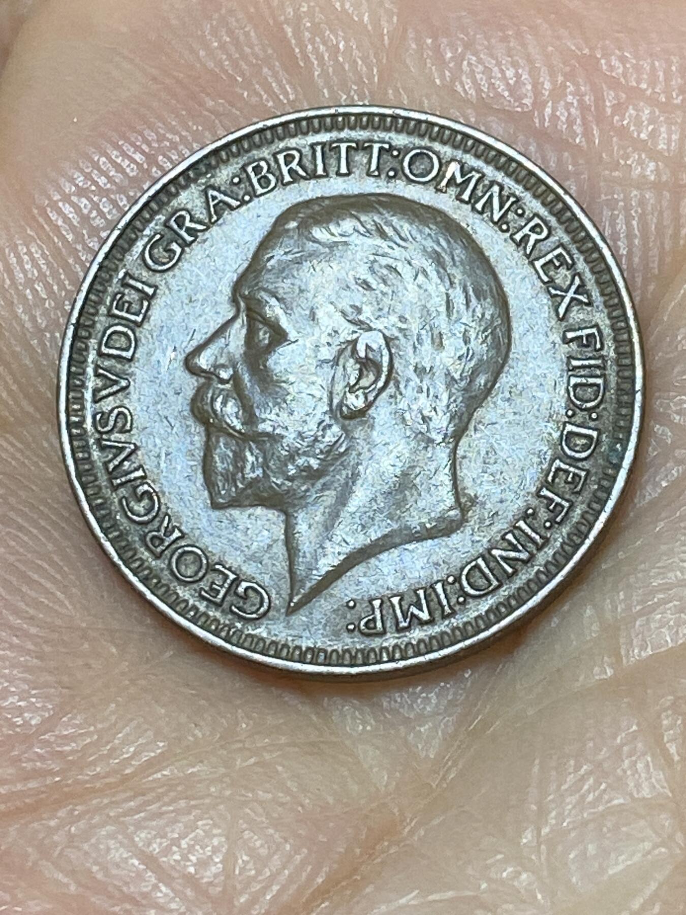 2025年第九十九场(总第一百二十五场）外国好品散币(免佣金) 英国🇬🇧1928年1法新(乔治五世第三版)