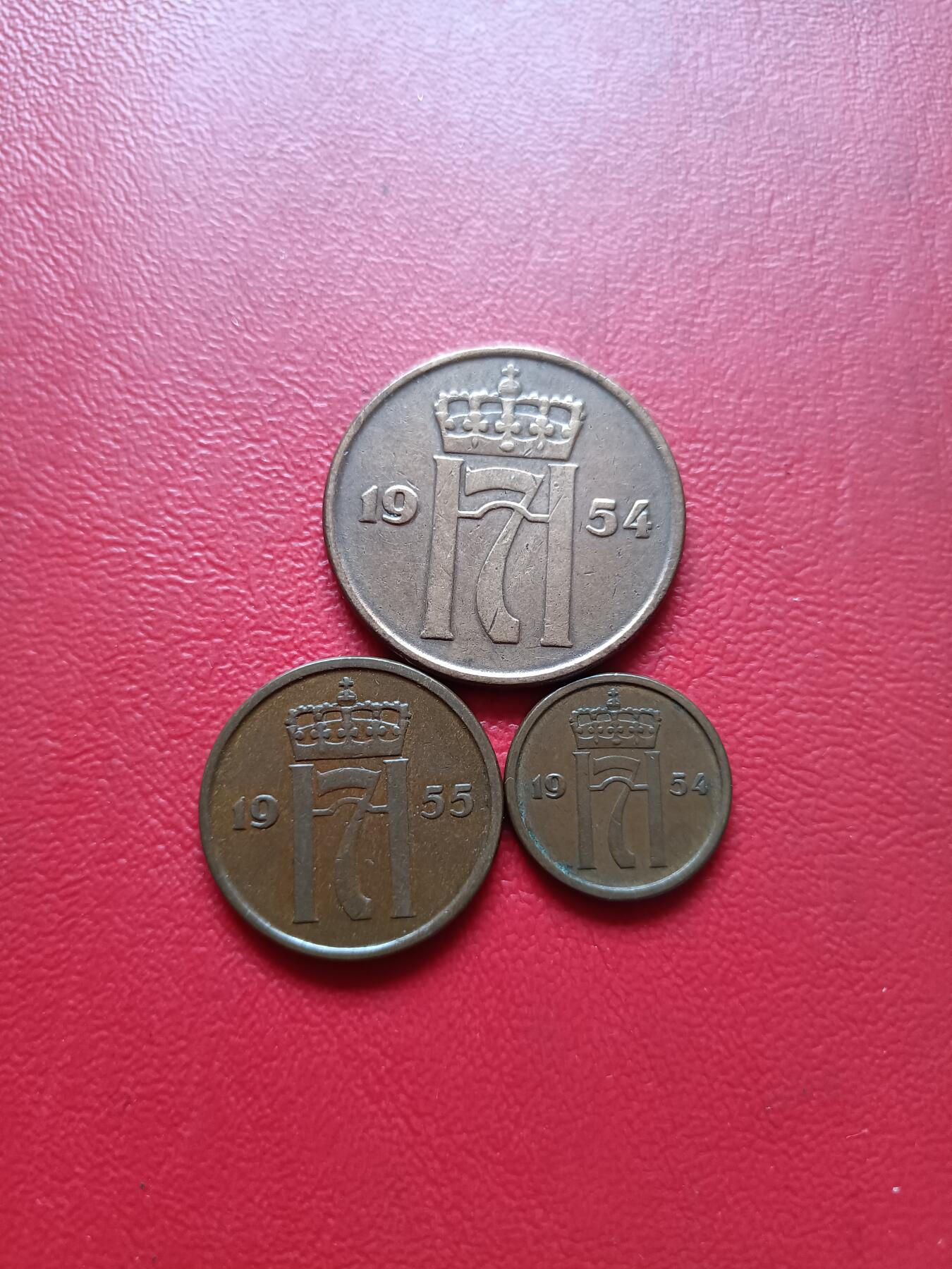 【云涧收藏】第六十七场 挪威7字版1、2、5殴尔3枚