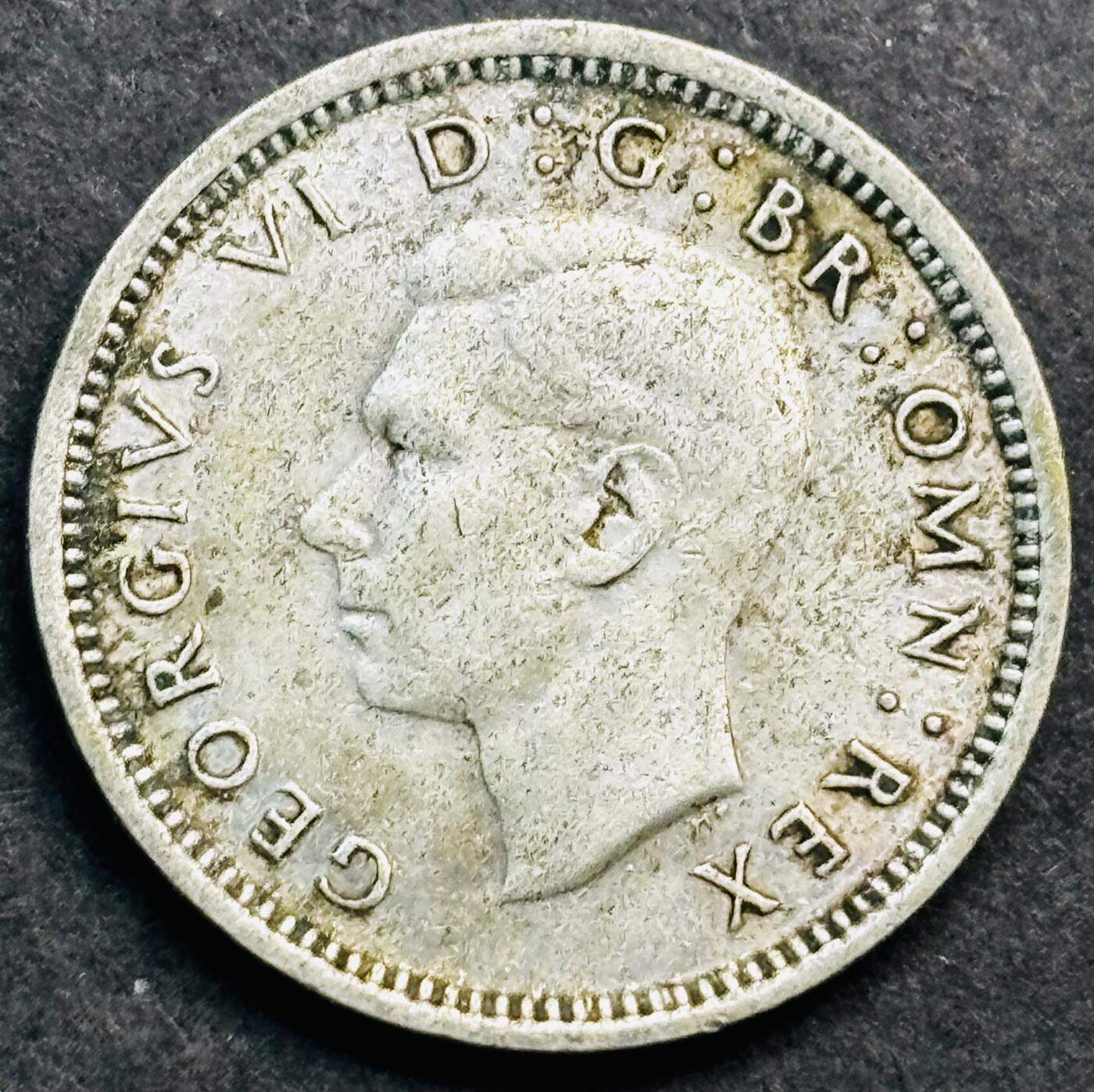文馨钱币收藏第 274 场，批量银币，散币场 长期接收代拍品 1940 年英国乔治六世 3 便士银币，第一版 500 银