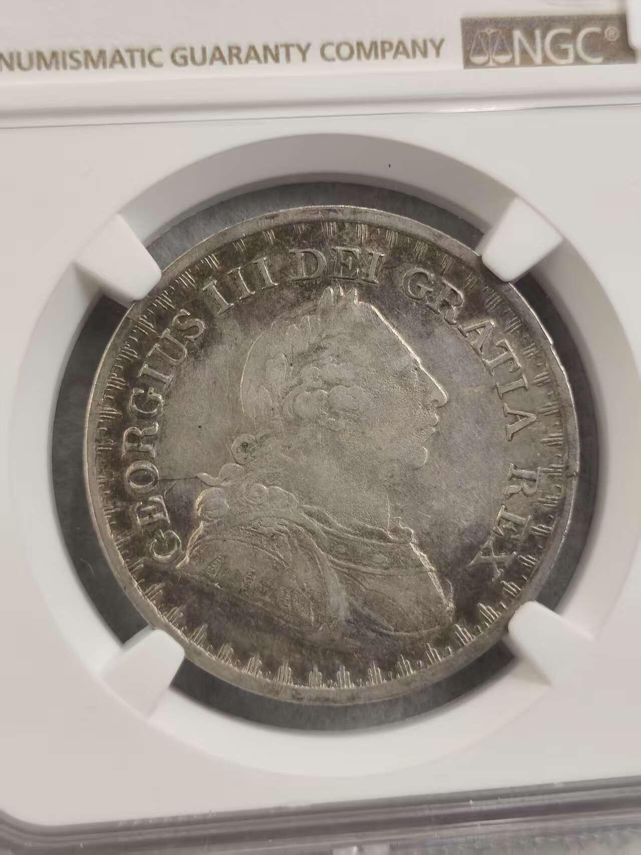 G&W世界散币，银币处理专场（第32场） NGC-XF45 英国1811年3先令 银币