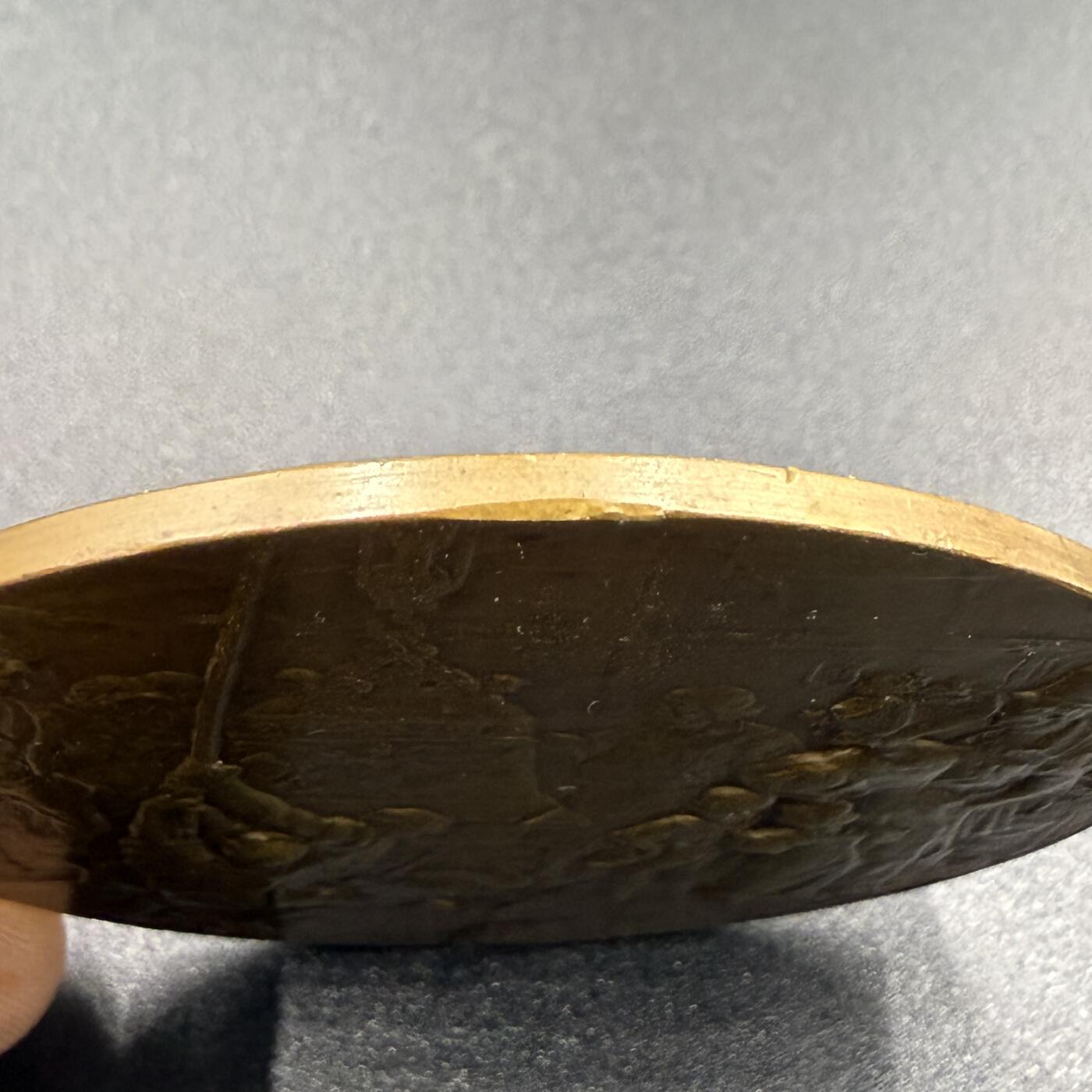 「木头集藏」“双节献礼”——章牌精品专场！ 德国 席勒 纪念铜章，直径：60  mm，弗里德里希・席勒 ，德国著名启蒙文学家、剧作家、哲学家和历史学家。有《强盗》《阴谋与爱情》《唐・卡洛斯》《华伦斯坦》《威廉・退尔》等戏剧作品，以及《欢乐颂》《希腊的群神》等诗歌。