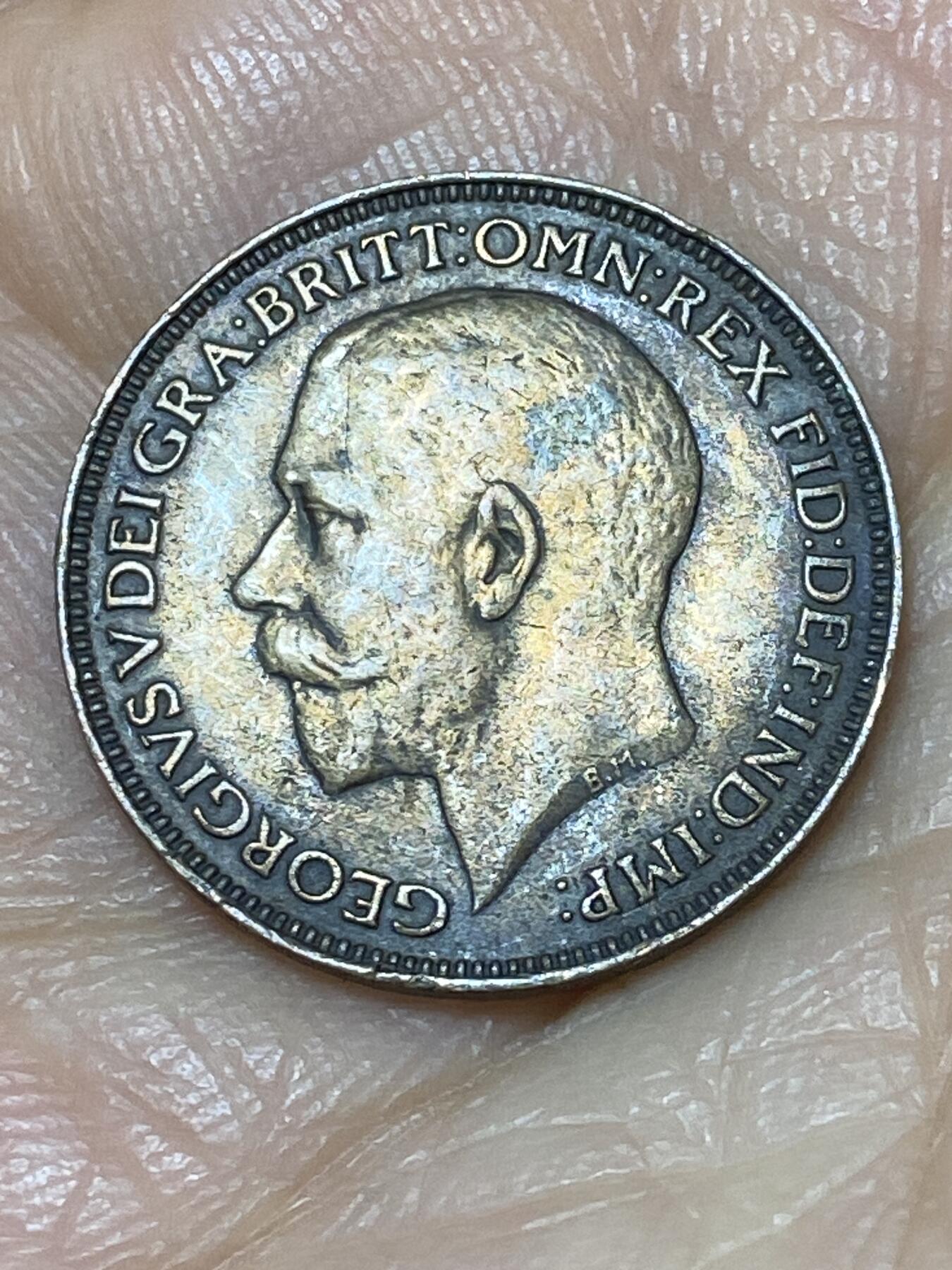 2025年第九十九场(总第一百二十五场）外国好品散币(免佣金) 英国🇬🇧1925年1法新(乔治五世第二版，关门年)