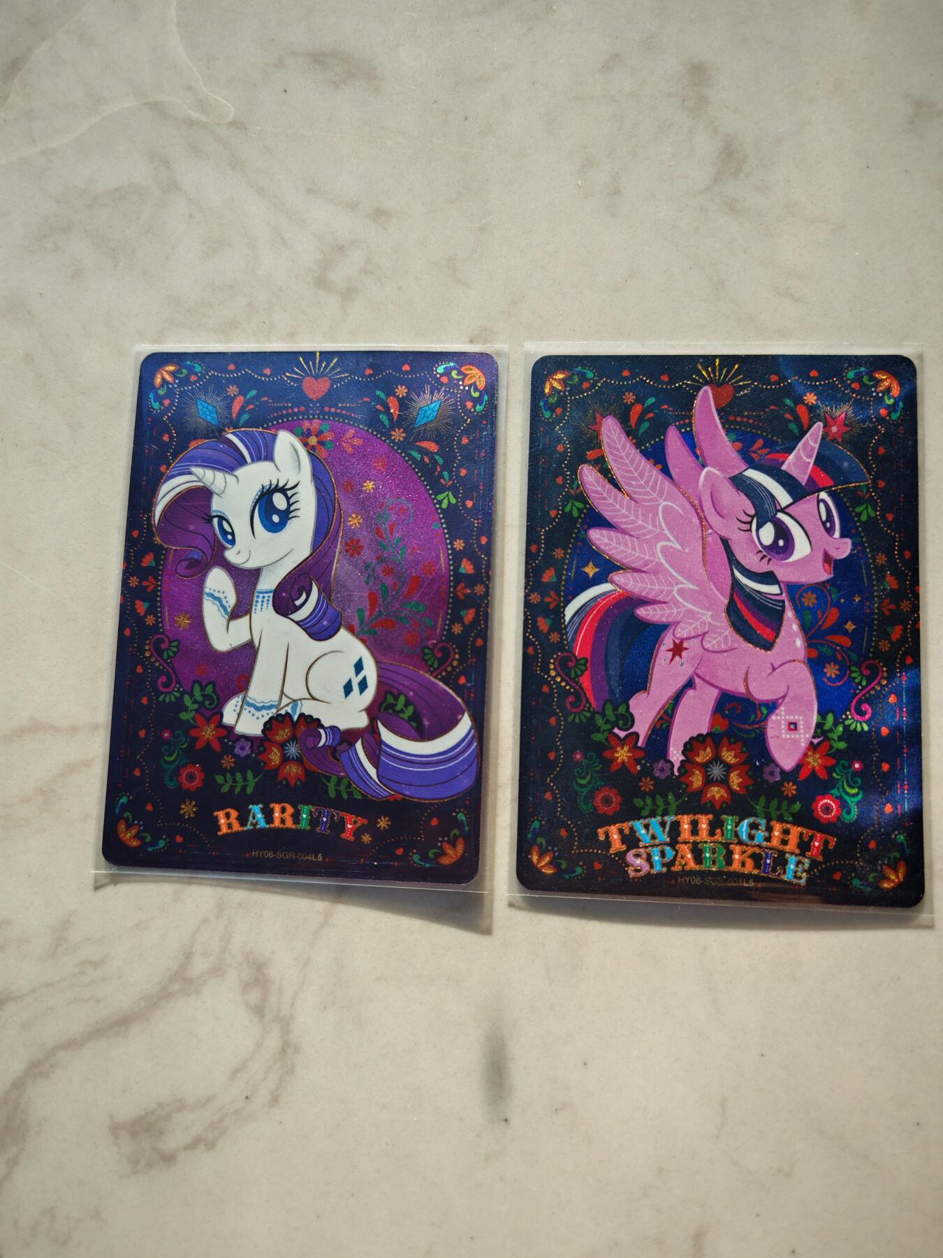 小怪兽卡牌第四十三期 （收拍品  不寄存 消费就送随机裸卡） 小马宝莉 SGR两张