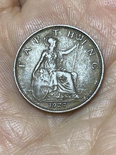 2025年第九十九场(总第一百二十五场）外国好品散币(免佣金) - 英国🇬🇧1927年1法新(乔治五世第三版)