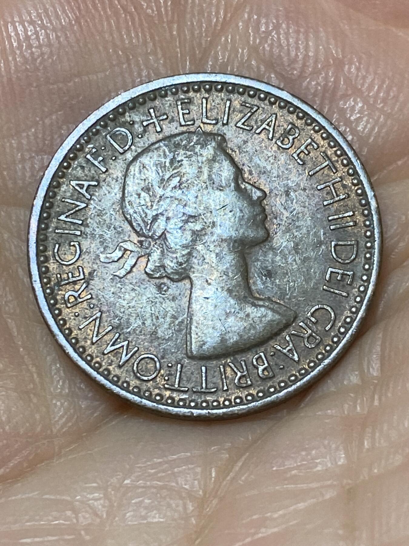 2025年第九十九场(总第一百二十五场）外国好品散币(免佣金) 英国🇬🇧1953单年份1法新(伊丽莎白二世加冕年，第一版)