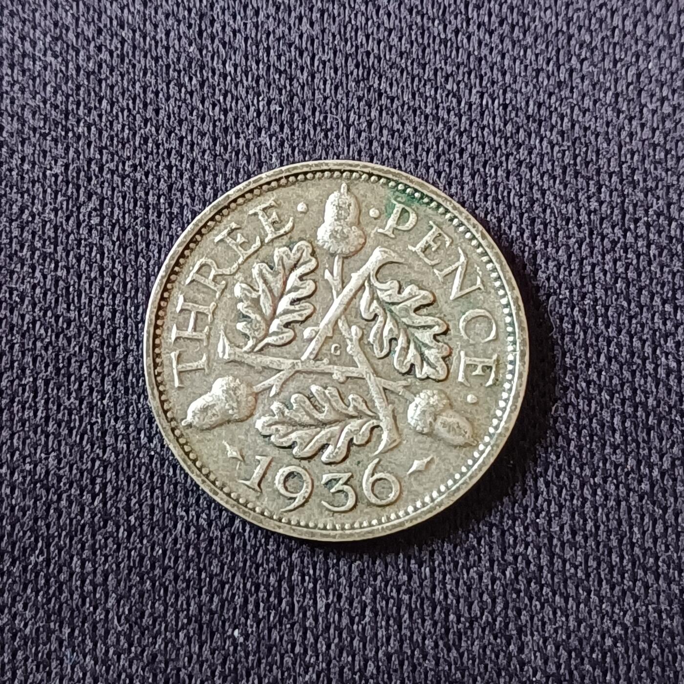 【游宝拍卖】国庆节专场-74期 精品单币 10.4集拍 英国1936年3便士银币