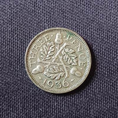 【游宝拍卖】国庆节专场-73期 精品单币 10.4集拍 - 英国1936年3便士银币