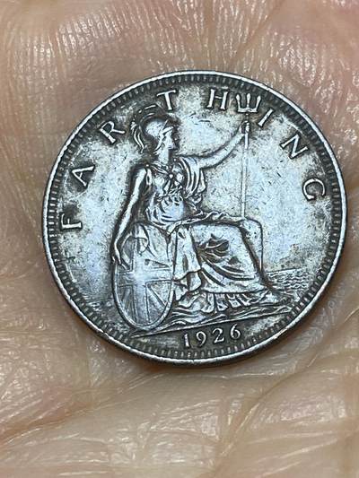 2025年第九十九场(总第一百二十五场）外国好品散币(免佣金) - 英国🇬🇧1926年1法新(乔治五世第三版，首发年)