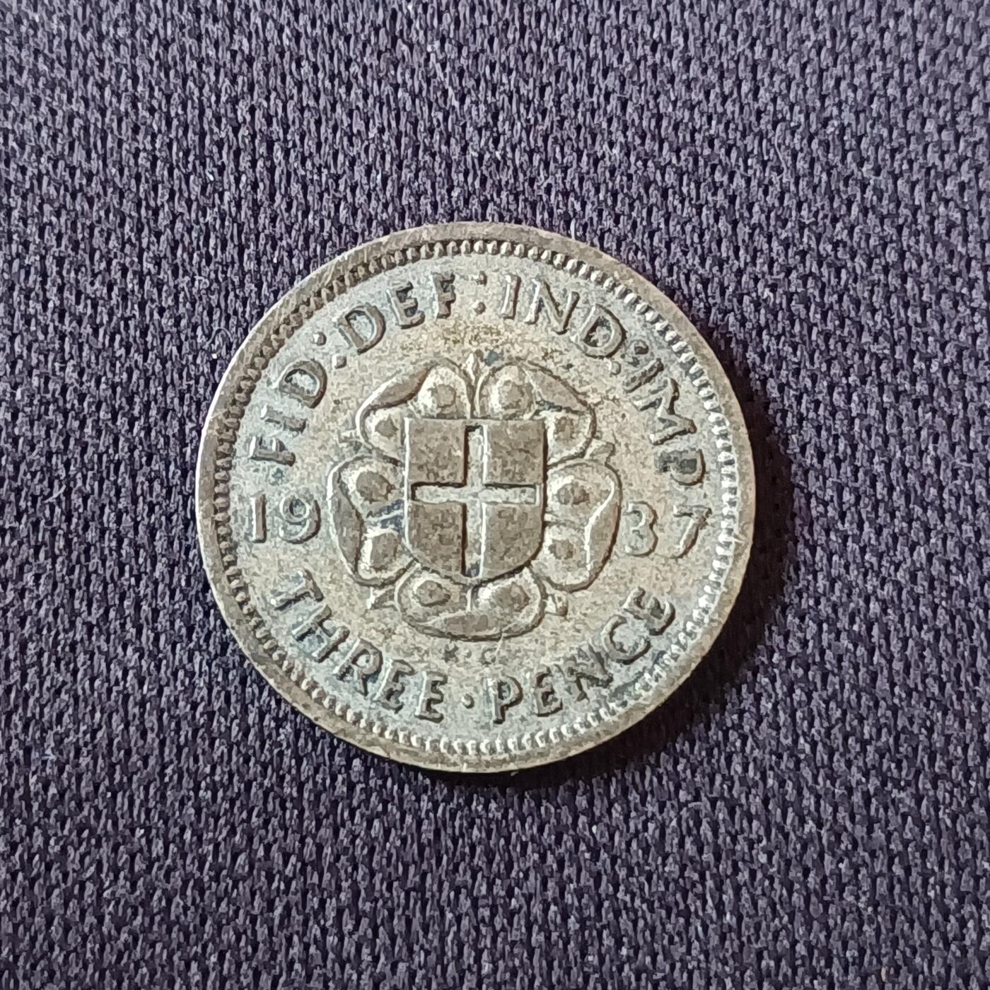 【游宝拍卖】国庆节专场-74期 精品单币 10.4集拍 英国1937年3便士银币