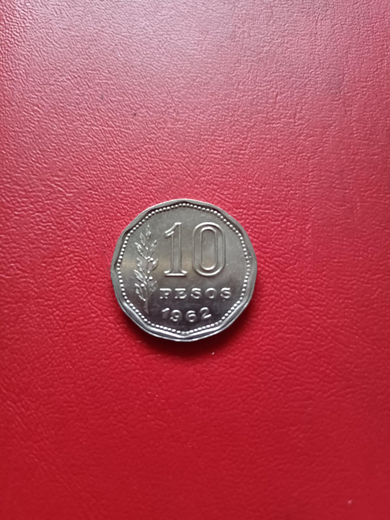 【云涧收藏】第六十七场 阿根廷1962年10比索，UNC