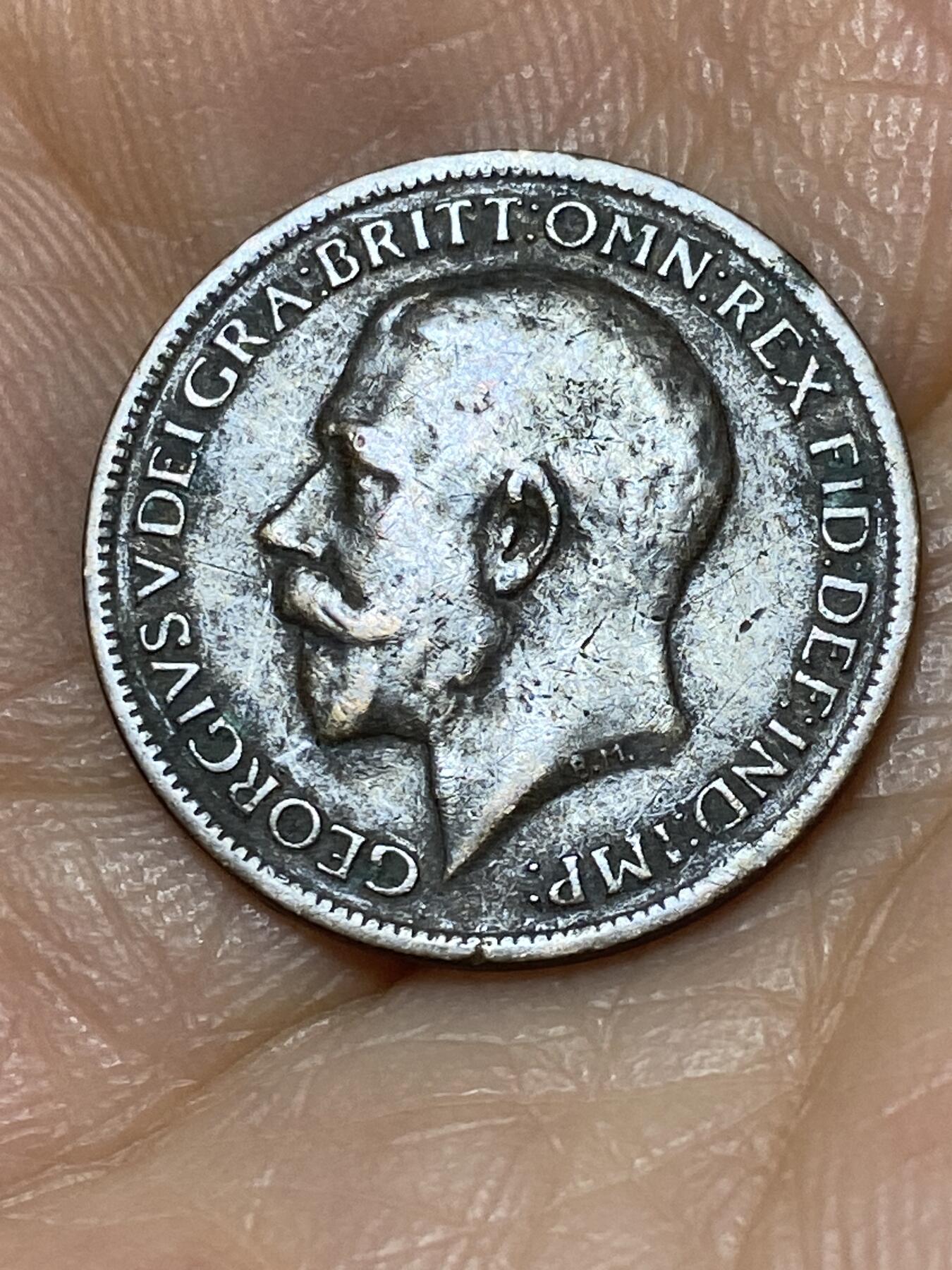 2025年第九十九场(总第一百二十五场）外国好品散币(免佣金) 英国🇬🇧1918年1法新(乔治五世第一版，关门年)