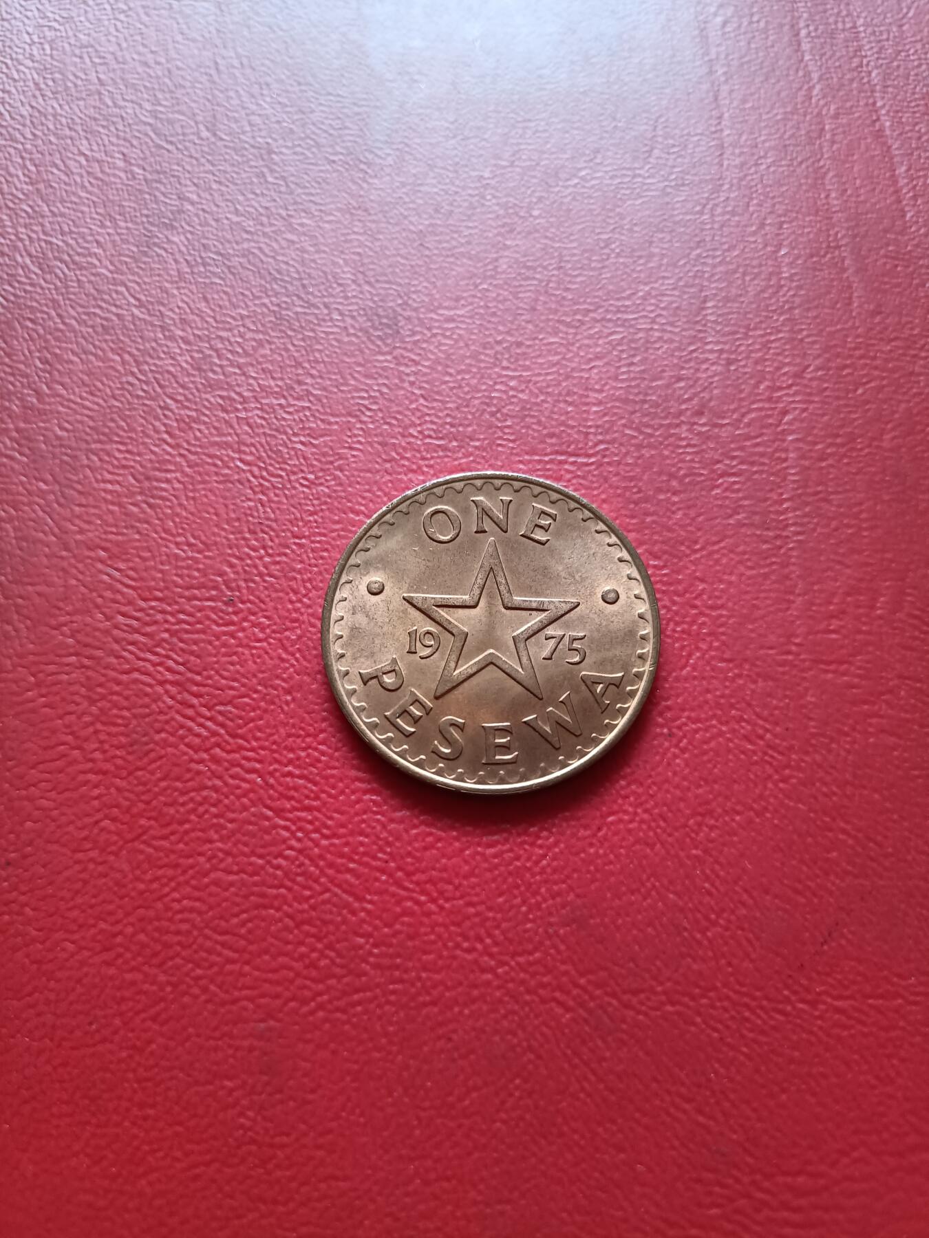 【云涧收藏】第六十七场 加纳1975年1比塞瓦，UNC