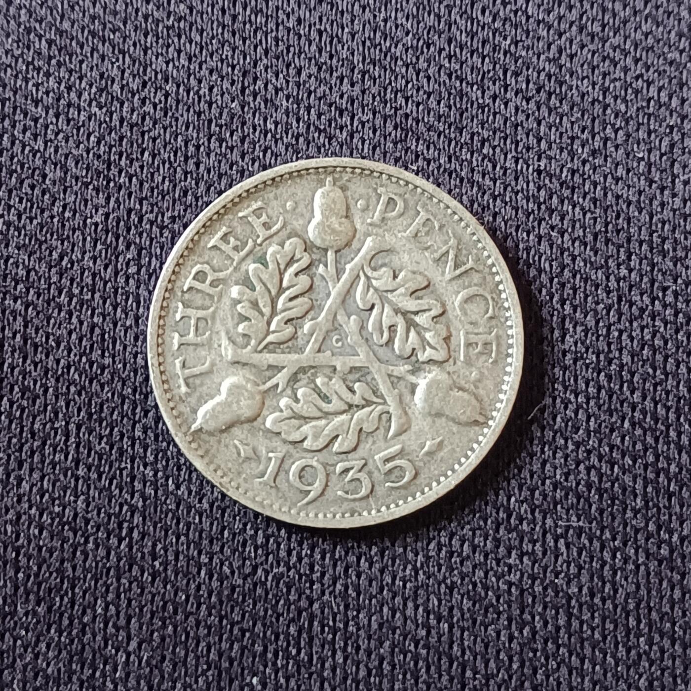 【游宝拍卖】国庆节专场-74期 精品单币 10.4集拍 英国1935年3便士银币