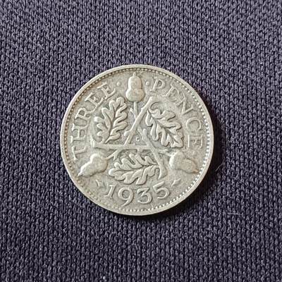 【游宝拍卖】国庆节专场-73期 精品单币 10.4集拍 - 英国1935年3便士银币