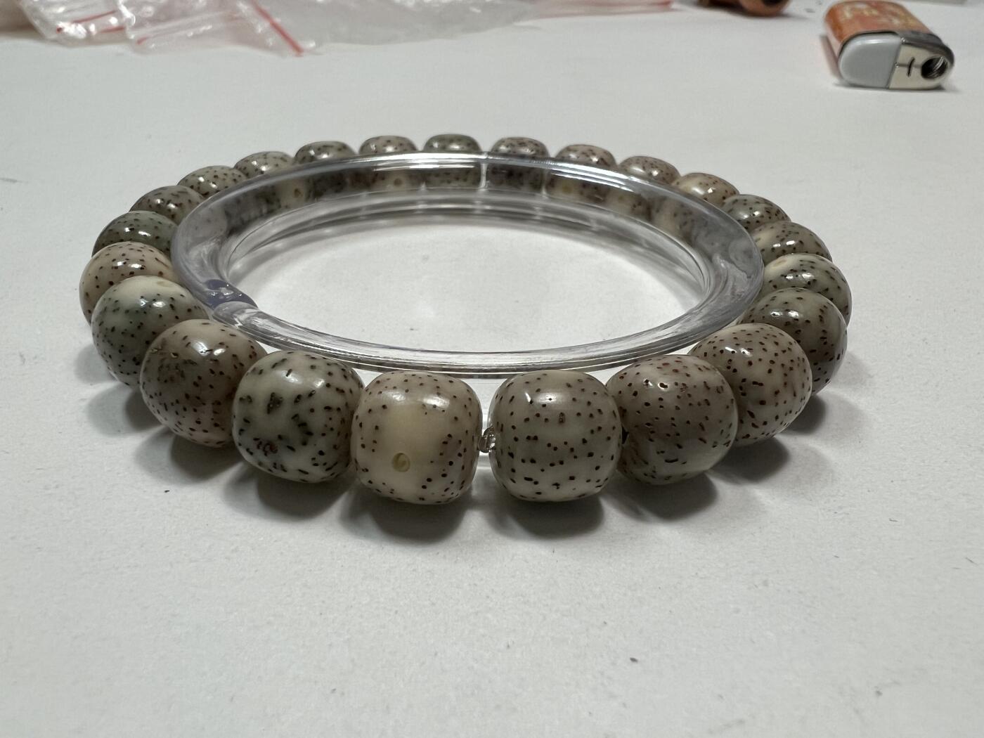 零元拍：海南纯原生态星月菩提手串，苹果珠9/10MM
