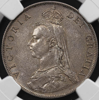 修遠堂世界钱币第八十七期 - NGC MS61 1887年英国2先令银币