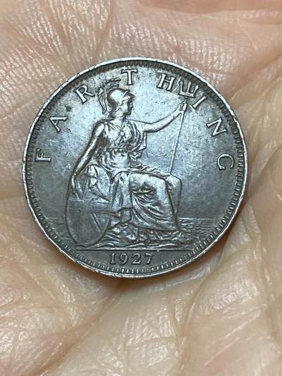 2025年第九十九场(总第一百二十五场）外国好品散币(免佣金) - 英国🇬🇧1927年1法新(乔治五世第三版)