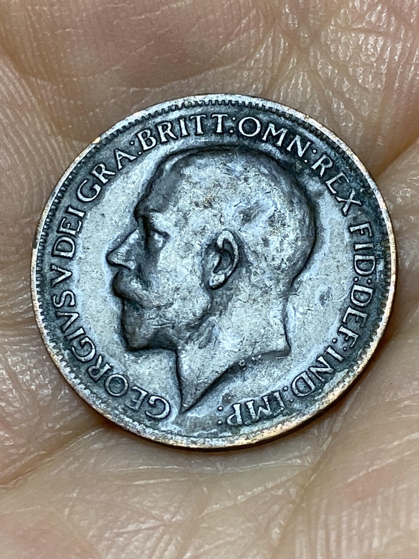 2025年第九十九场(总第一百二十五场）外国好品散币(免佣金) 英国🇬🇧1918年1法新(乔治五世第一版，关门年)