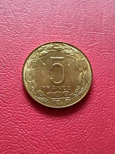 【云涧收藏】第六十七场 - 中非1978年5法朗，UNC
