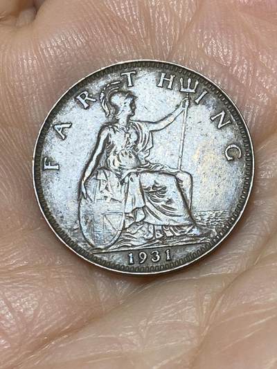 2025年第九十九场(总第一百二十五场）外国好品散币(免佣金) - 英国🇬🇧1931年1法新(乔治五世第三版)