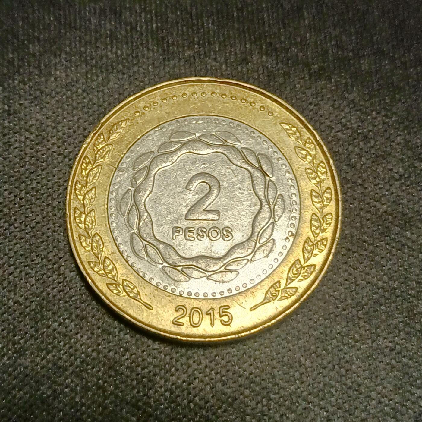 【游宝拍卖】国庆节专场-74期 精品单币 10.4集拍 阿根廷2015年2比索