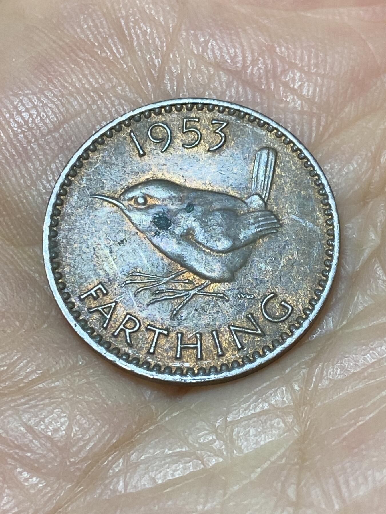 2025年第九十九场(总第一百二十五场）外国好品散币(免佣金) 英国🇬🇧1953单年份1法新(伊丽莎白二世加冕年，第一版)