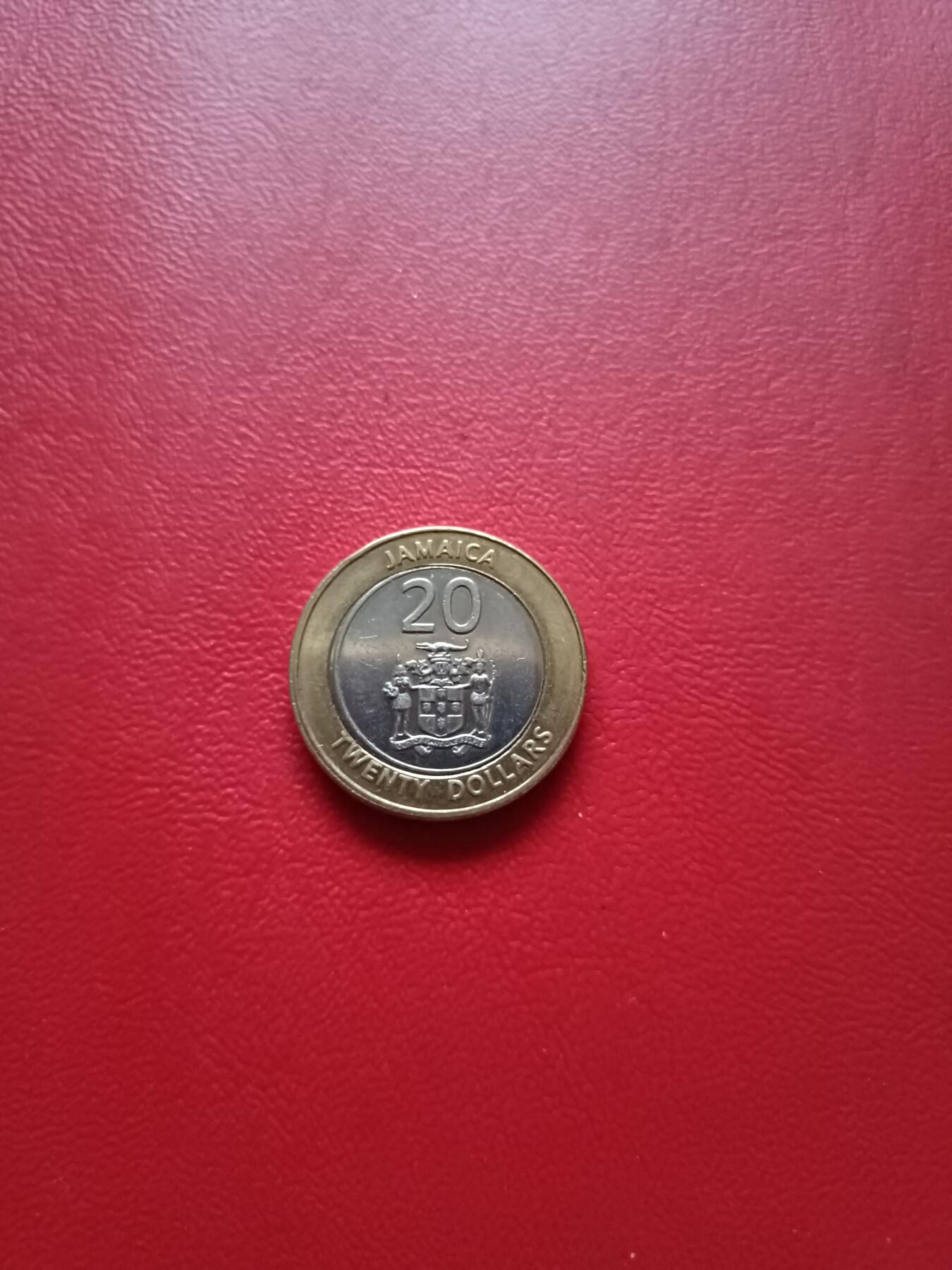 【云涧收藏】第六十七场 牙买加2000年20元，UNC