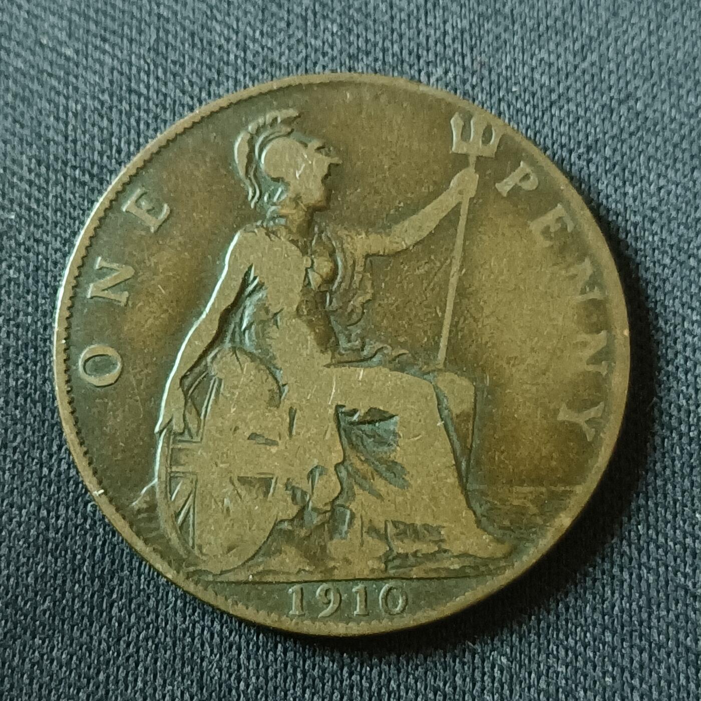 【游宝拍卖】国庆节专场-74期 精品单币 10.4集拍 英国1910年1便士铜币