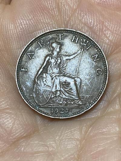 2025年第九十九场(总第一百二十五场）外国好品散币(免佣金) - 英国🇬🇧1927年1法新(乔治五世第三版)