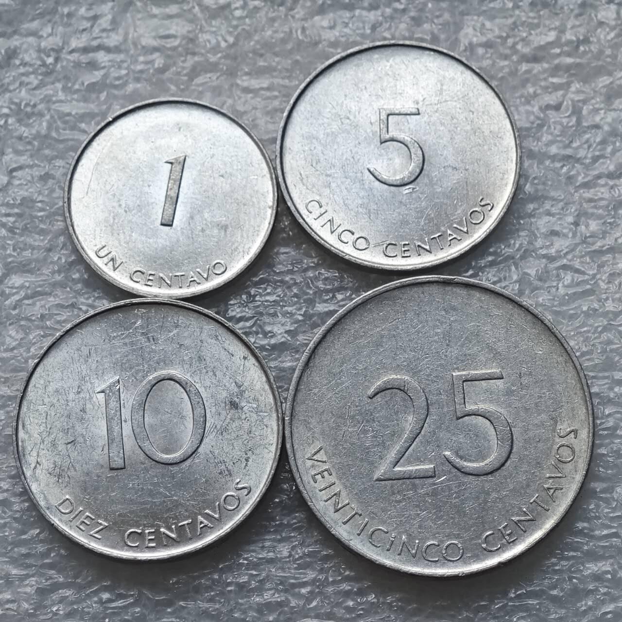 【淘币小摊】限时拍第七百五十七拍  国庆10连拍 希腊海峡秘鲁场 外出13号发货 满百包邮可预留两周  周一统一发货   古巴1988年铝币4枚套km410-413